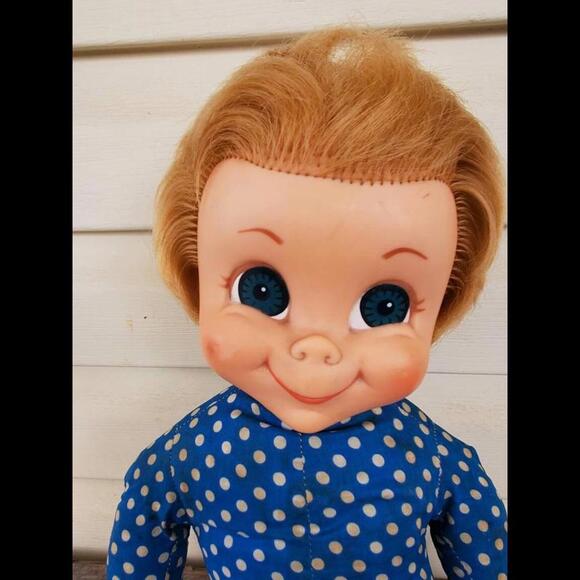 Mrs Beasley Doll Vintage needs tlc mute Talking TV doll Family Affair